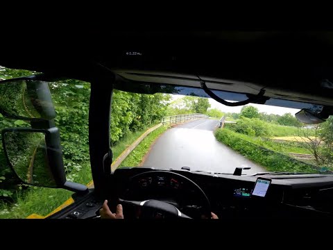PoV Driving Scania P410 Car Carrier - Nyborg/Rønnede/Odense - 03-06-2021