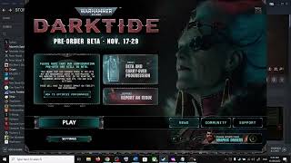 Warhammer 40,000 Darktide: Mouse Cursor Always On The Screen (Workaround)