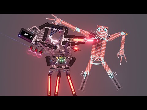 Android Tripod vs Brick Golem in People Playground - Playground 1.22.2