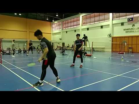 Badminton SF Malaeka Fiesta Men's Double Tournament - Mj Saha / Bilal Vs Melbon / Zulhilmi