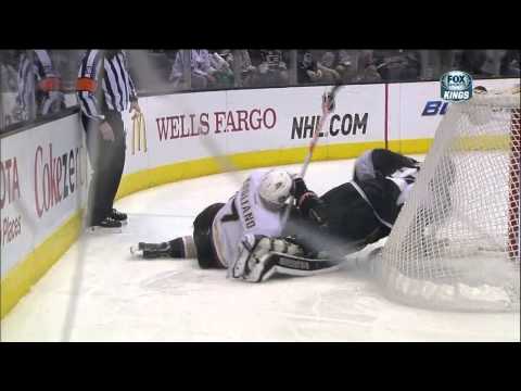 Andrew Cogliano breakaway on Quick April 13 2013 Anaheim Ducks vs LA Kings NHL Hockey goal