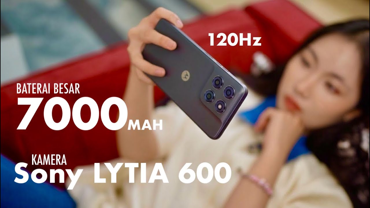 Baterai 7000mAh & Kamera Sensor Sony LYTIA 600! moto g77 Power