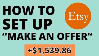 Increase Sales & Move Inventory with Make an Offer on Etsy | Etsy Tutorial