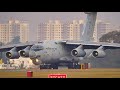 Indian Air Force HEAVY MILITARY TRANSPORT AIRCRAFT IL 76 Takeoff