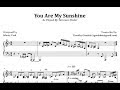 Terrance Shider You Are My Sunshine Transcription