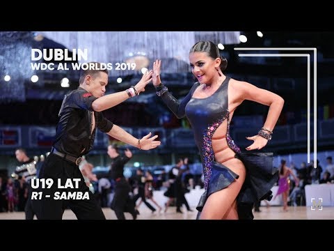Vadim Pidhoretskiyc - Abigail Srulevich, USA | 2019 Dublin | World U19 LAT - R1 S