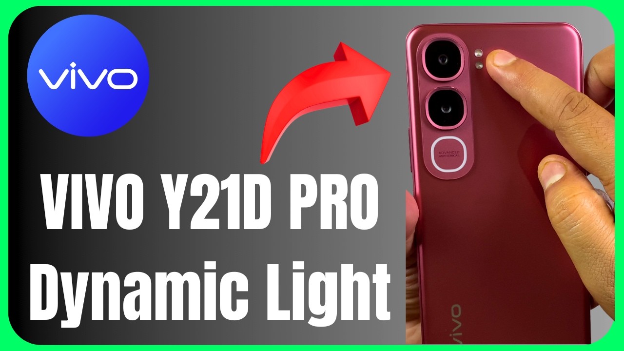 💡 Vivo Y21D Dynamic Light Tips 😱📱 | Customize Notification Light Effects! 🔥