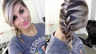 Tutorial trança embutida lateral - Pamella Rocha