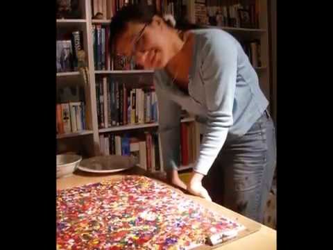 Isabel C. Leyva 1st Painting After Major Stroke at 44