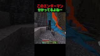 不思議なエンダーマン #shorts  #マイクラ #マインクラフト