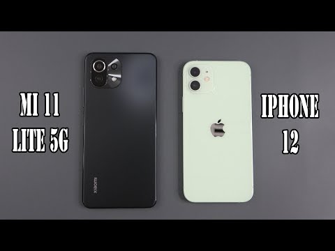 Xiaomi Mi 11 Lite 5G vs iPhone 12 | SpeedTest and Camera comparison
