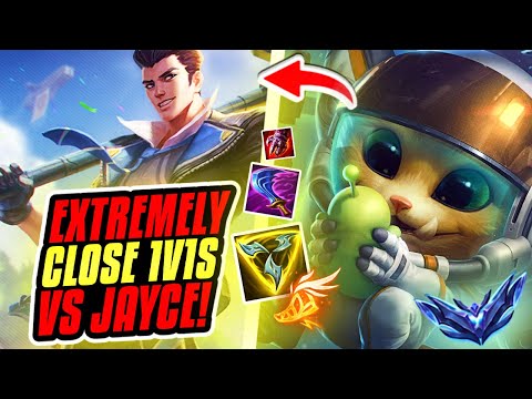 EXTREMELY CLOSE 1v1s VS JAYCE TOP!!! Season 13 Gnar Ranked Gameplay (League of Legends)