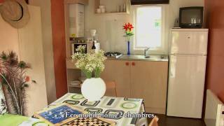 preview picture of video 'ECO Mobil-home 26m² - Camping les 2 Vallées'