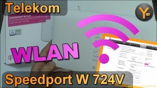 Telekom Speedport W724V: WLAN von A bis Z
