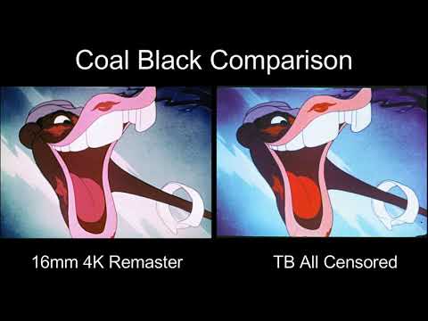 Coal Black and de Sebben Dwarfs Restoration Comparison