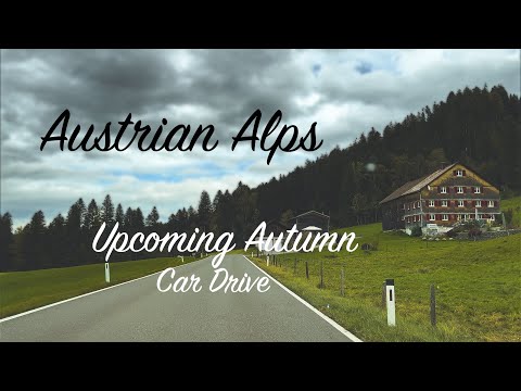 Upcoming Autumn Scenery in Austrian Alps