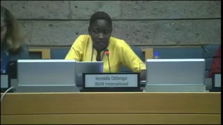 UNEA 3, GMGSF Session 2, Pollution Free Planet and 2030 Agenda facilitated by Leonida Odongo