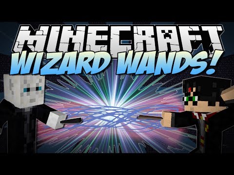 Minecraft | WIZARD WANDS AND ROBES! (Wands for Every Use!) | Mod Showcase