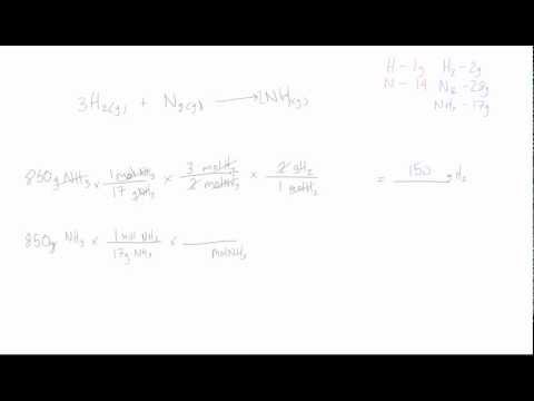 Simple stoichiometry problem #3: how much of a reactant do you need
