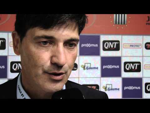 Felice Mazzu après R.Charleroi S.C - Club Bruges K.V.