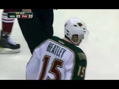 Dany Heatley Power Play Goal (December 10 2011)