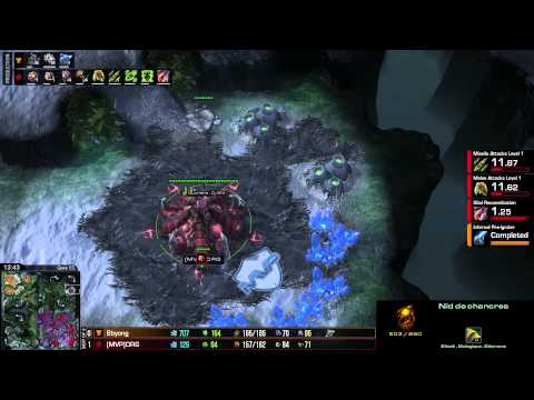 (HD965) Bbyong vs DRG -TvZ - G2 - Heart of the Swarm [FR]