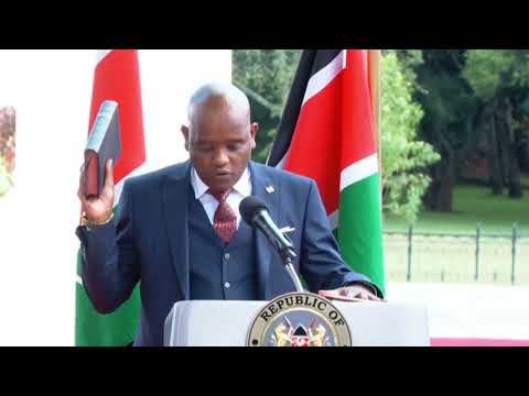 Dennis Itumbi takes oath of office as CAS in the Ministry of ICT & Digital Economy