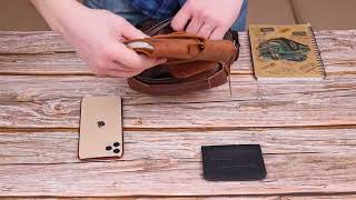 Удобная мужская сумка через плечо из натуральной кожи. Vintage 21480 светло-коричневый.