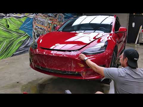 Model 3 Legacy 2017-2023 Front Bumper DIY PPF - Complete Install Guide