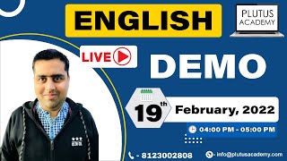 English Class Important For SSC CGL & IBPS PO | DEMO | BY Tushar Chawla | LIVE🔴 |