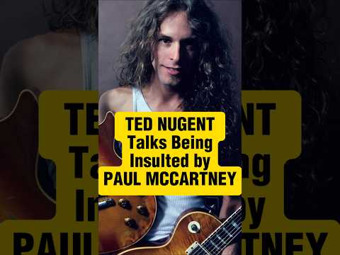 Ted Nugent Fires Back at Paul McCartney's Insult! #thebeatles #classicrock #rocknroll