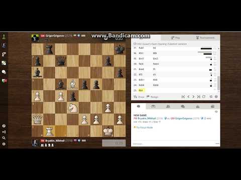 Blitz on Chess.com FM Bryakin Mikhail - GM Grigor Grigorov