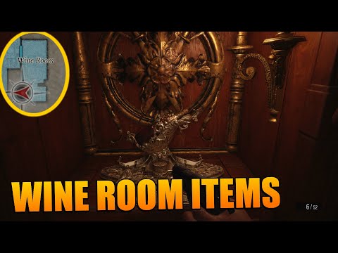 Resident Evil 8 Village Wine Room Items & Locations | How To Clear Area | Items In RE8