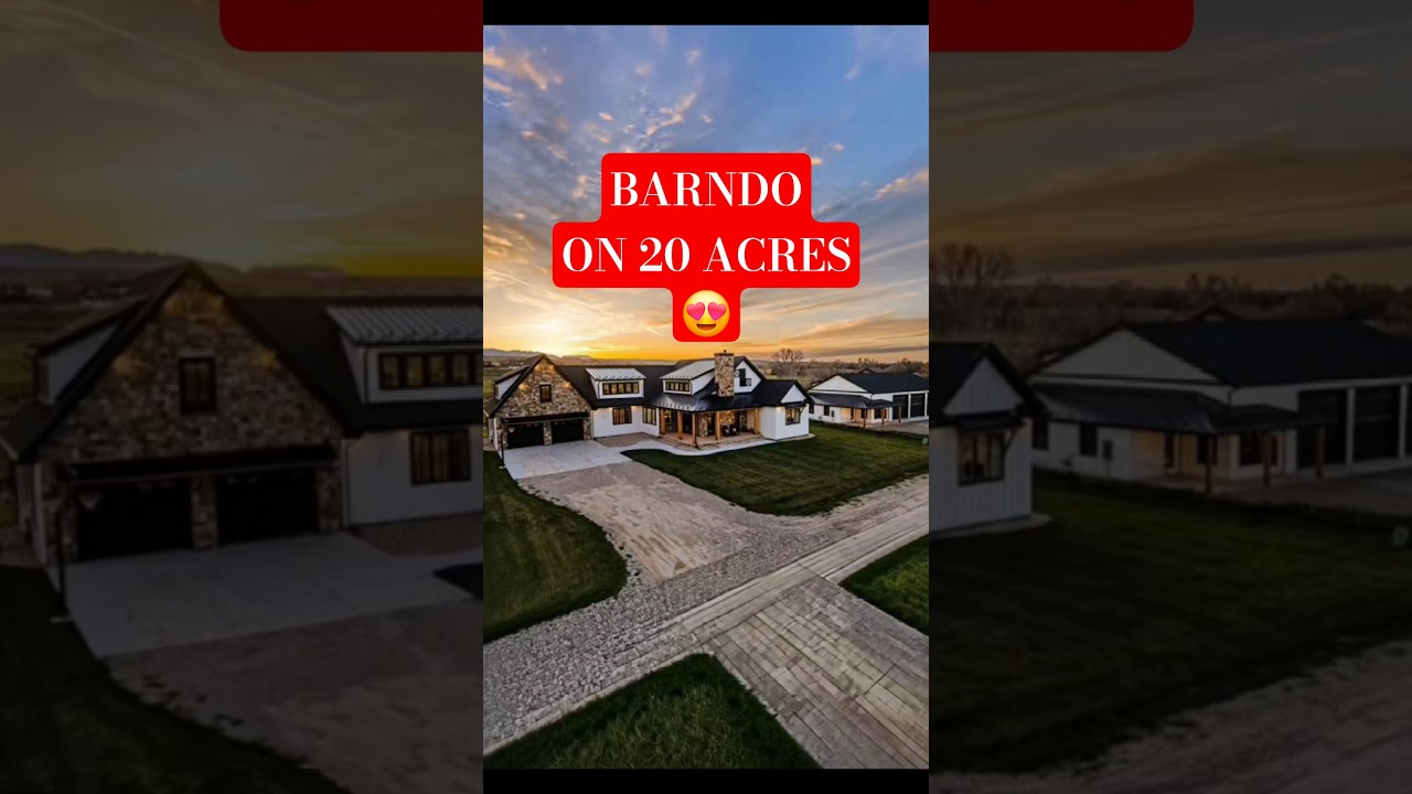 “Off-Grid Luxury: This 20-Acre Barndominium Will Blow Your Mind”