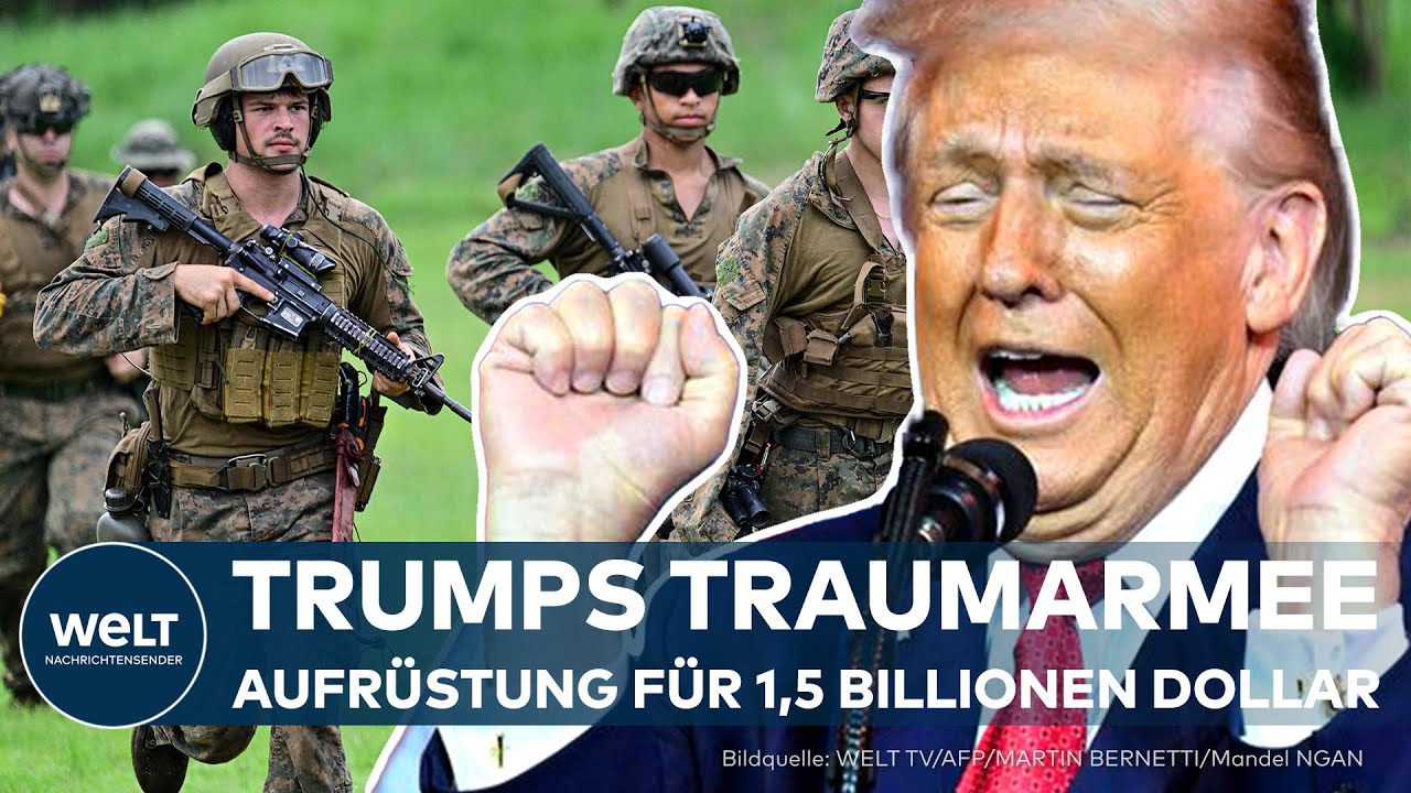 USA: Trump fordert 1,5 Billionen Dollar - So radikal will er das US-Militär aufrüsten!