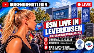 🔴 Live: ESN in Leverkusen mit Alice Weidel, Ulrich Siegmund, Boßdorf, Aust und S