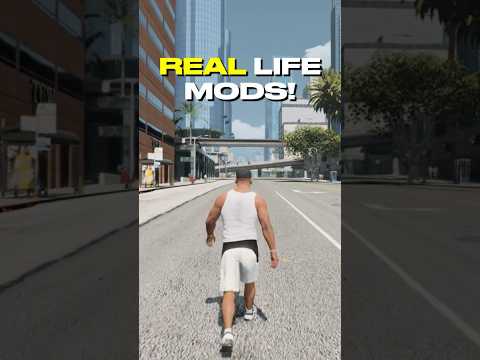 GTA 5 with Real Life Mods 🔥 #gta5 #gta5mods #gta5shorts