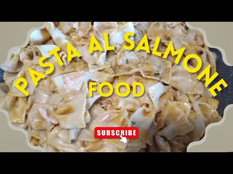 "Pasta Cremosa al Salmone Affumicato e crema di Formaggio: Ricetta Gourmet veloce gustosa#salmone