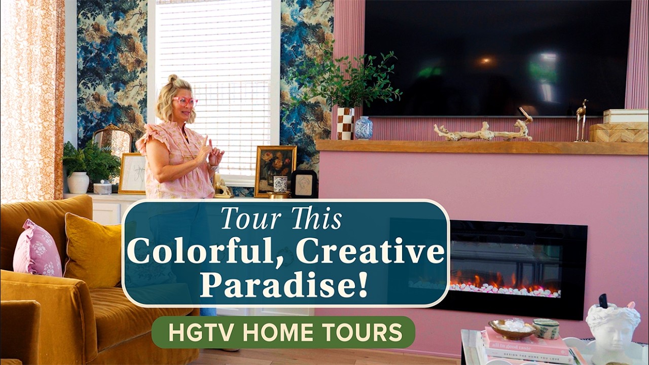 Inside a Colorful Arizona Home with Creative Spaces and a Backyard Pool Oasis | HGTV Home Tours