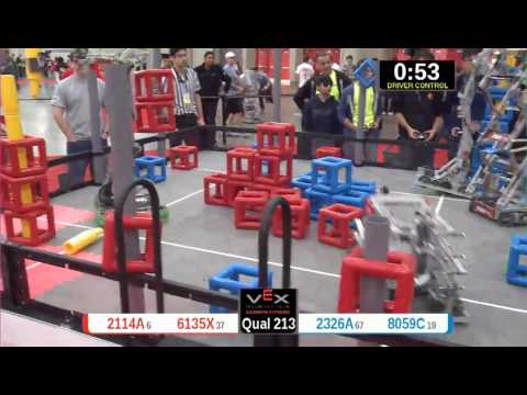 2015 VRC Arts Q213 - 2114A 6135X vs 2326A 8059C - 66 to 72 - VEX Worlds 2015 - Arts Division