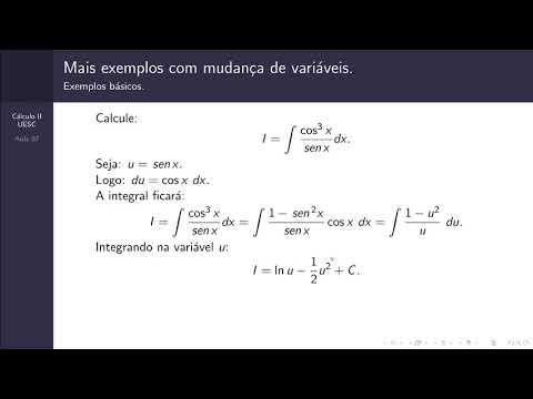 Cálculo 2 - Aula 07