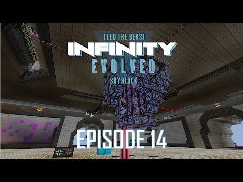 FTB Infinity Evolved Skyblock - 14 - FIX AND AUTO-CRAFTING [EXPERT MODE]