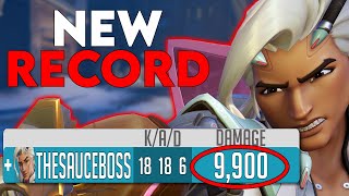 The New DAMAGE RECORD on LIFEWEAVER in Overwatch 2 - Rank 1 Gameplay
