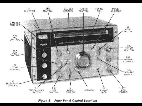 National NC – 303 receiver all controls, explained, and demo a.m., SSB bandwidth settings