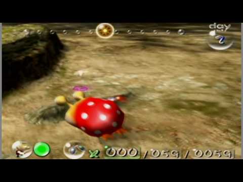 Lets Play: Pikmin (Day 2) - Forest Of Hope (Part 1)