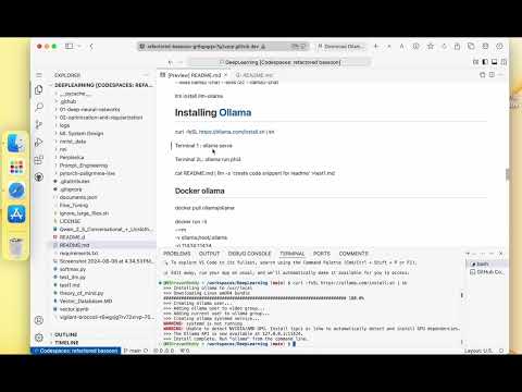 Github Codespaces Ollama Phi 3 Full Setup