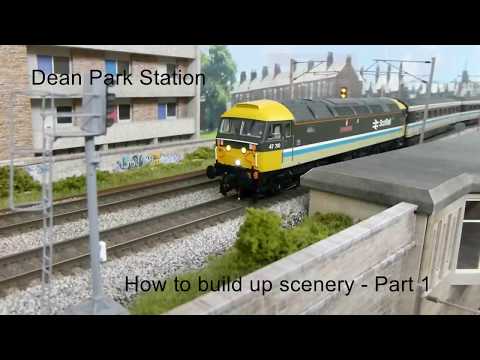 Dean Park Station Video 125 - How to build up scenery Part 1