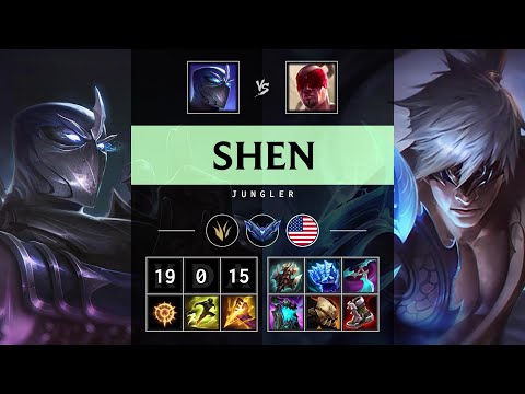 Shen Jungle vs Lee Sin - NA Diamond Patch 25.18