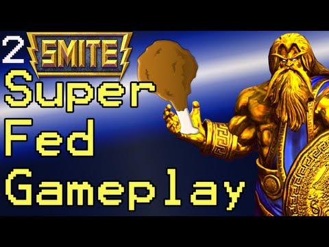 Smite Golden Zeus SUPER FED Gameplay - Ep.2 - QUADRA KILL