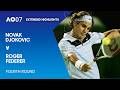 Roger Federer v Novak Djokovic Extended Highlights | Australian Open 2007 Fourth Round